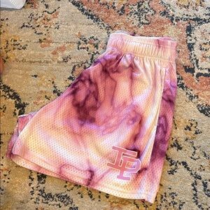 Inaka Power Pink and Purple Athletic Shorts